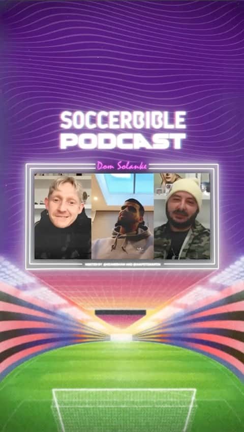 ドミニク・ソランケのインスタグラム：「Pleasure to chat to @soccerbible about my journey so far! Go check out the full episode on Soccerbible podcasts.」