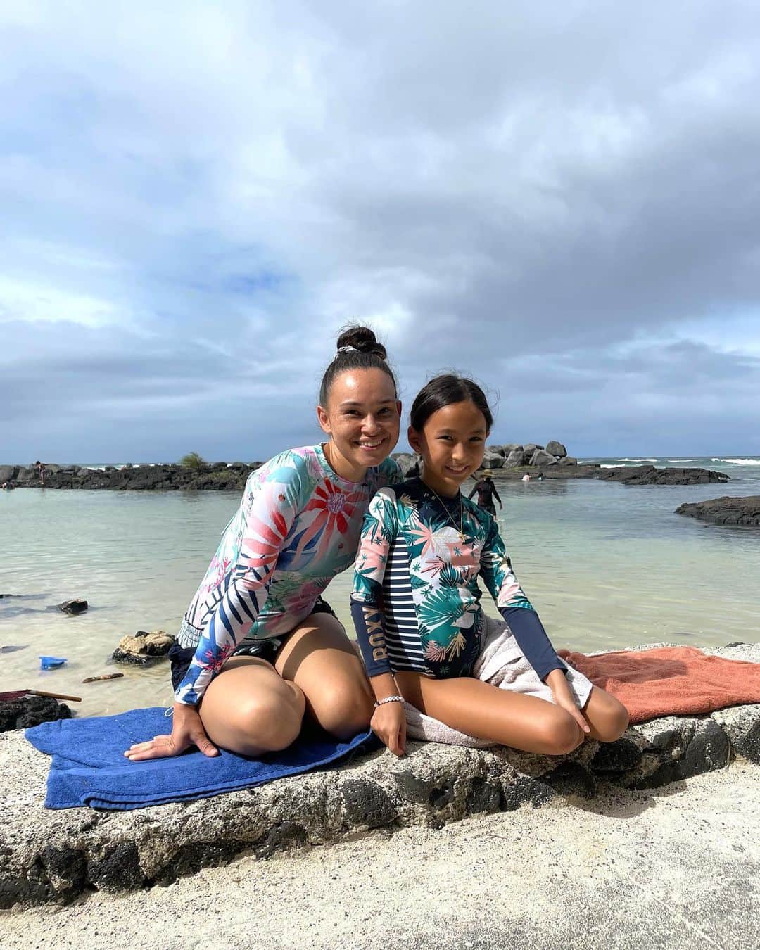 長谷川潤のインスタグラム：「Aunty love, cousin love❤️」