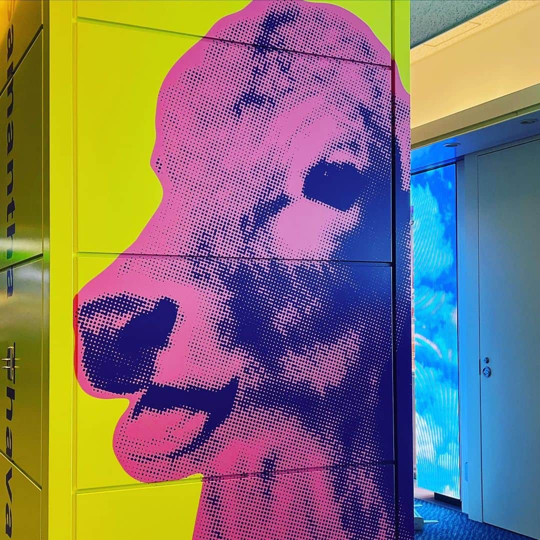 藤田朋子さんのインスタグラム写真 - (藤田朋子Instagram)「牛？ 羊？  #謎のピンクの仔 #羽田空港」4月12日 20時42分 - chiendormant