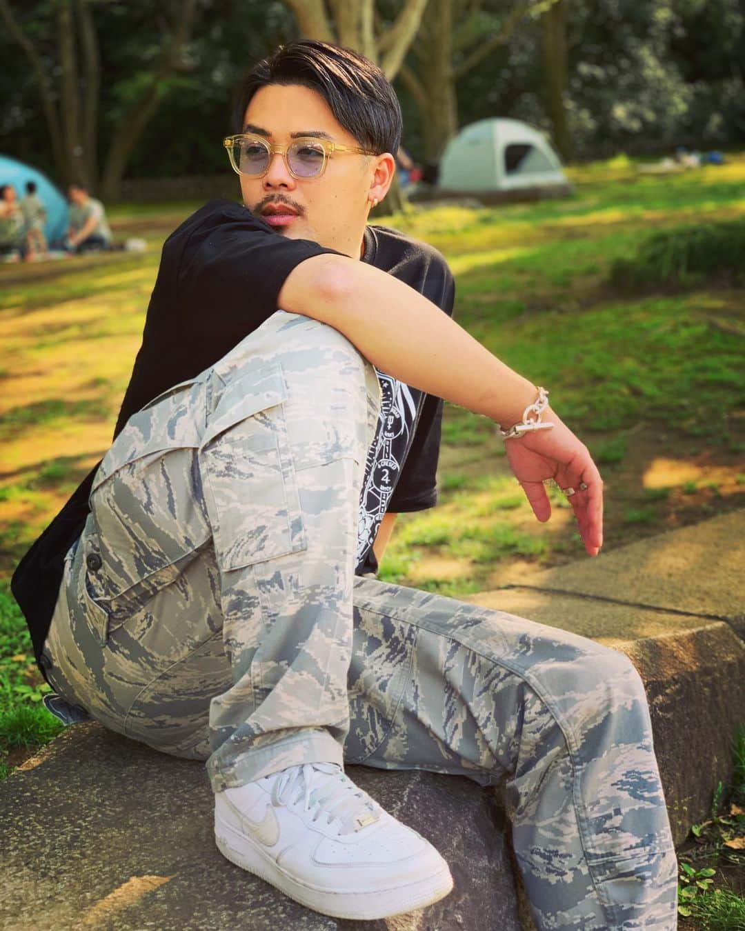 ガチヤマのインスタグラム：「色気が欲しいお年頃。  #ESPOIRTRIBE  #エスポワール  #エスポ  #ガチヤマ  #スカしてごめんなさい  #色気出てきた？」