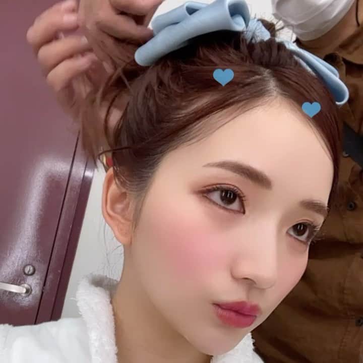 南りほのインスタグラム：「🎀💙🎀💙🎀」