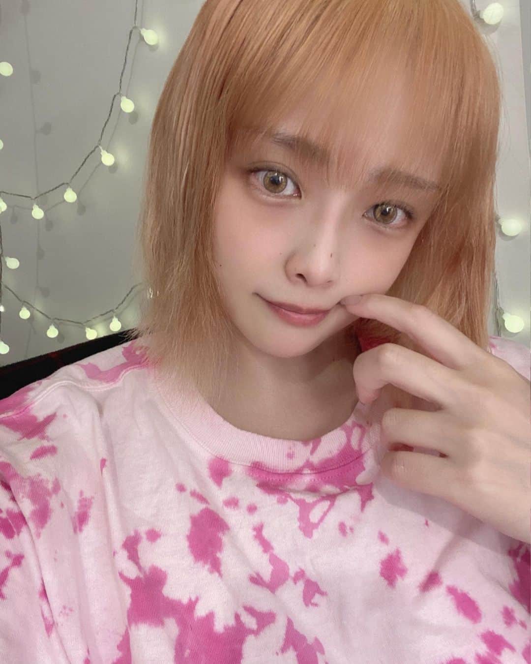 大谷雅恵のインスタグラム：「やっぱり黒髪はなし。  #ぽっちゃり」