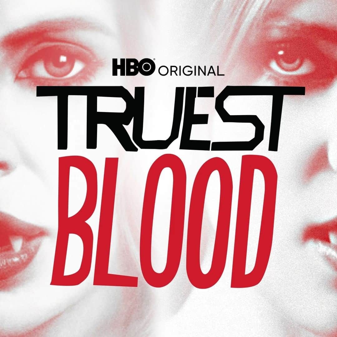 ジャニナ・ガヴァンカーのインスタグラム：「I am obsessed w @carriepreston She'ss a transformer. So much so that people didn't even believe she was Arlene, when she hit the first @truebloodhbo carpet. That's just one of the stories she tells @deborahannwoll & @kristinbauer this week!」
