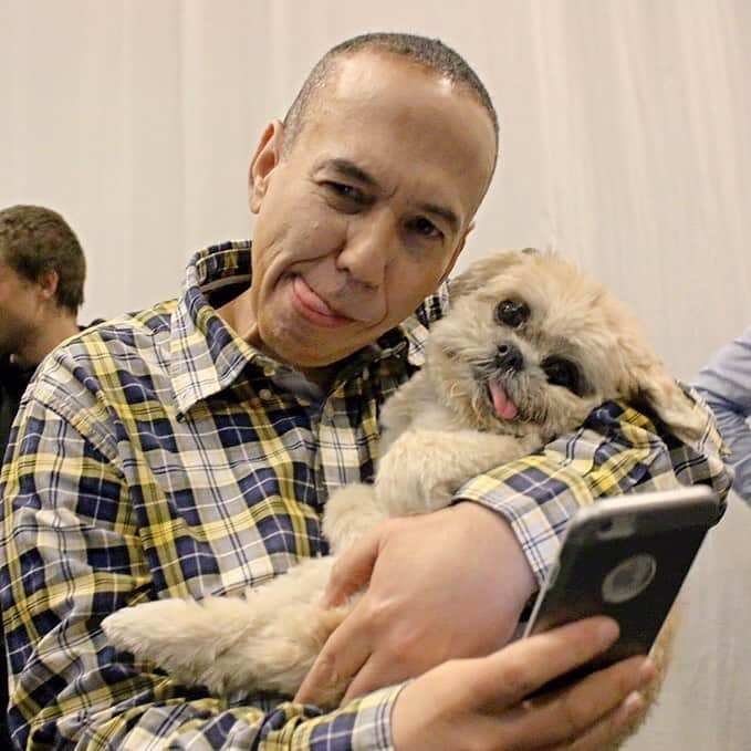 Marnie The Dogのインスタグラム：「Heartbroken over the loss of this iconic, kind, and funny soul. Rip Gilbert Gottfried you were a real one ❤️」