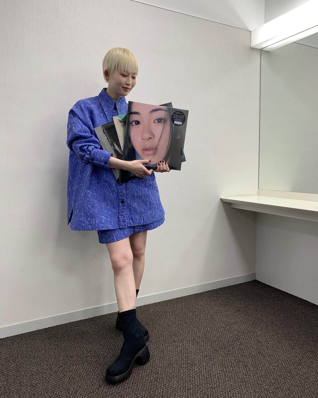 PORINのインスタグラム：「そして 関ジャムもありがとうございました！ 永遠の憧れ、 宇多田ヒカルさん特集でした！ 佐藤さんとの再会もうれしかったな☺️♡」
