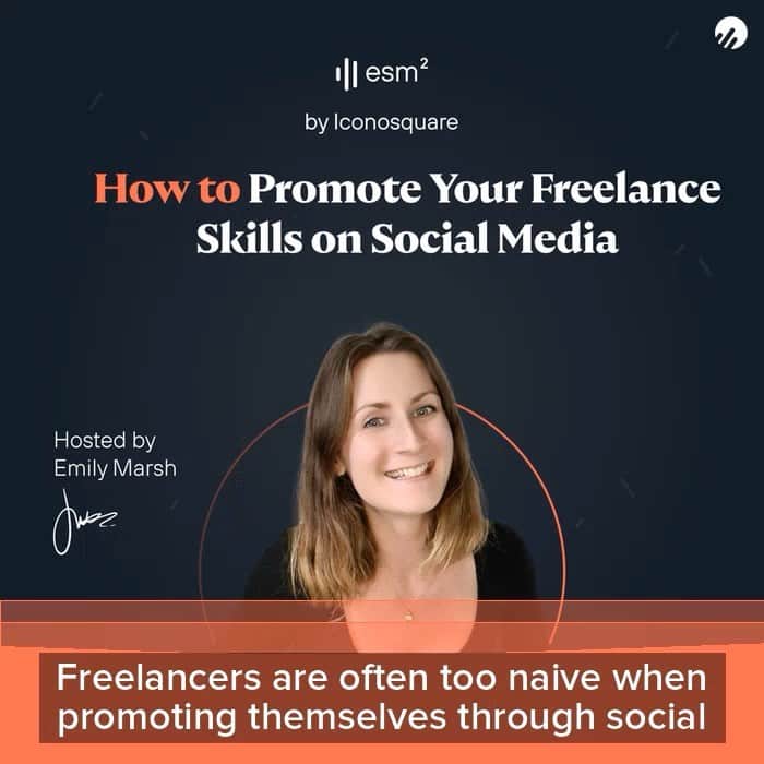 Iconosquareのインスタグラム：「Freelancers often struggle to promote themselves through social platforms.  Unfortunately, posting beautiful content alone won’t attract clients to work with you, let alone a post that flagrantly asks for a job.  There are some tricks to make yourself stand out as a freelancer and get yourself found by clients.  Emily from esm² explains all the best "Tips to Promote Your Freelance Skills on Social Media".  Content originally contributed by Andre Oentoro from BreadnBeyond.  👉🏻 This 11-minute tutorial will help you to put yourself forward in the best way! You will find the link in our Story and bio, to listen to it with your tea or coffee ☕️  👉🏻 If you're looking to improve your existing strategy through the analysis of your metrics, check out your analytics on Iconosquare. Start your 30-day free trial with the link in our bio #Omnilink  #podcast #socialmediamanagement #freelancers #socialmediastrategy #podcast #iconosquare」
