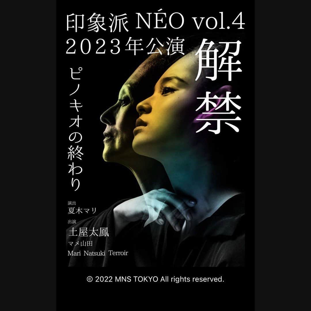 土屋太鳳さんのインスタグラム写真 - (土屋太鳳Instagram)「このお知らせが出来る日を 毎日毎日、待っていました。 本当に本当に嬉しいです✨✨✨ . 走り出す #印象派néo  を 追いかけて追いかけて、追いつきたい！！！ そして パンデミックという言葉を乗り越えて 新しい世界に挑戦したい。 よろしくお願いいたします！！！ @inshoha_neo  #印象派néo  #theater #2023 #ピノキオの終わり #marinatsukiterroir  #夏木マリ さん #土屋太鳳」4月13日 21時58分 - taotsuchiya_official