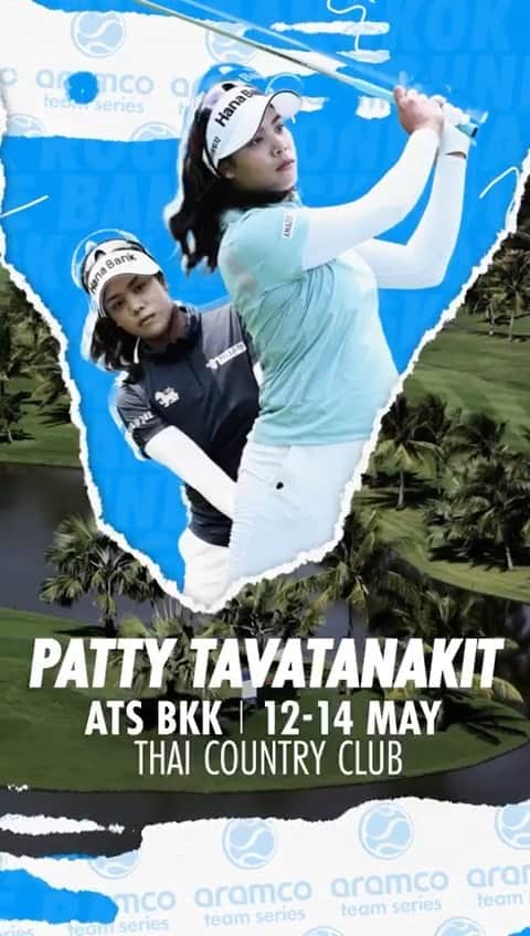 パティ・タバタナキトのインスタグラム：「I'm making my @aramco_series debut in my home country Thailand 🇹🇭 Team golf is always so much fun, I can't wait to get going 💪 #pattygolf #aramcoteamseries」