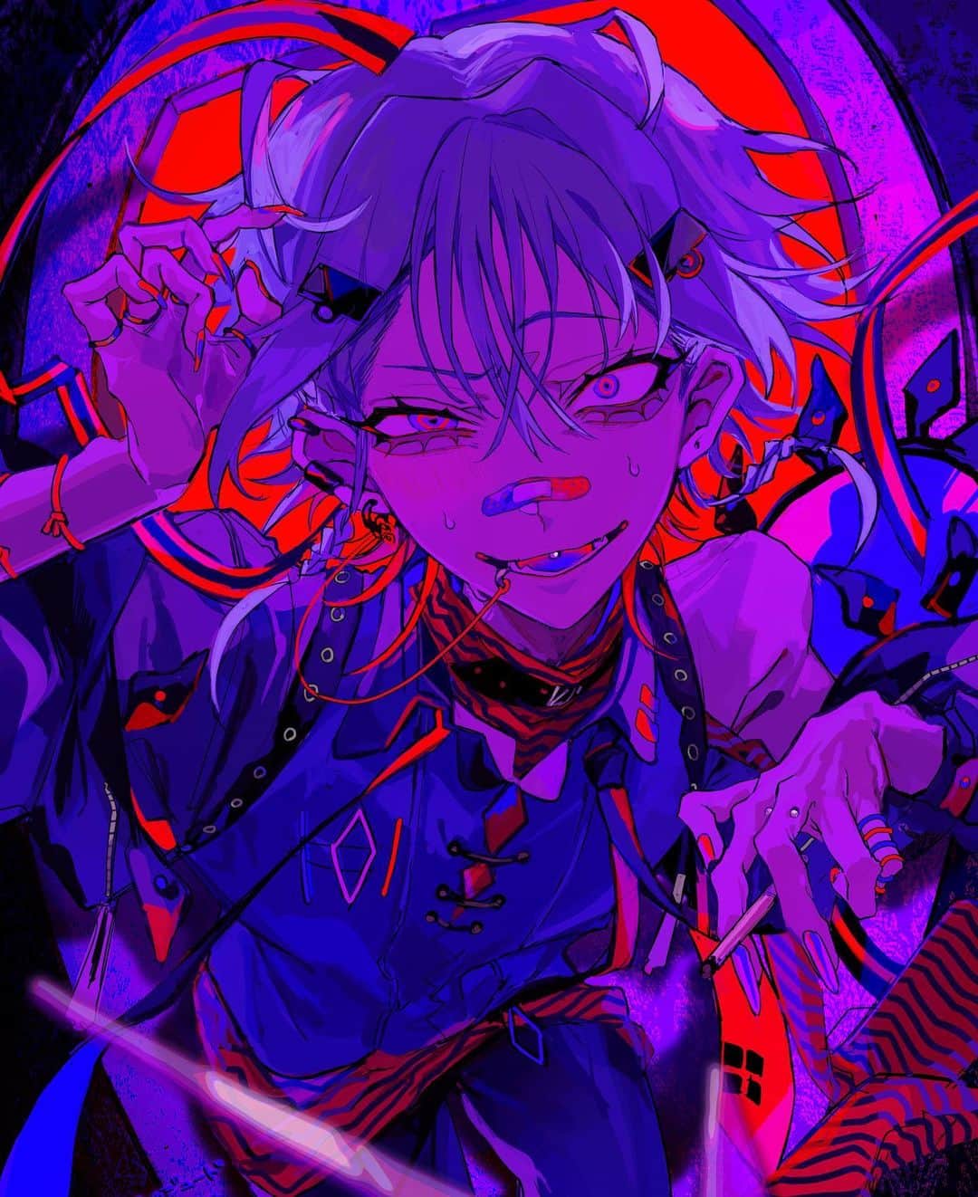 くろうめのインスタグラム：「㊗️1000万〜🚬   #illustration  #イラスト  #art  #artwork  #fanart  #カレシのジュード  #syudou」