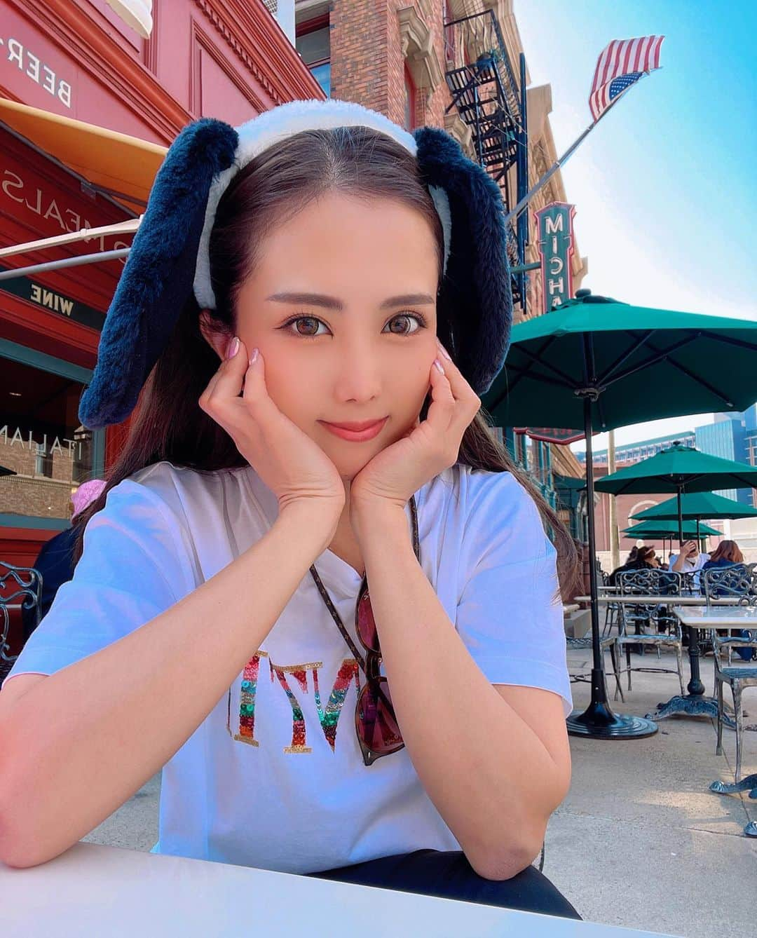 RIONAのインスタグラム：「.  ユニバ楽しかったな〜🥰  特に新しくできたマリオの空間に感動した！！  食べ歩きしまくりました💕  #大阪#ユニバ#ユニバーサルすスタジオジャパン  #ユニバコーデ#fashion#SNOOPY」