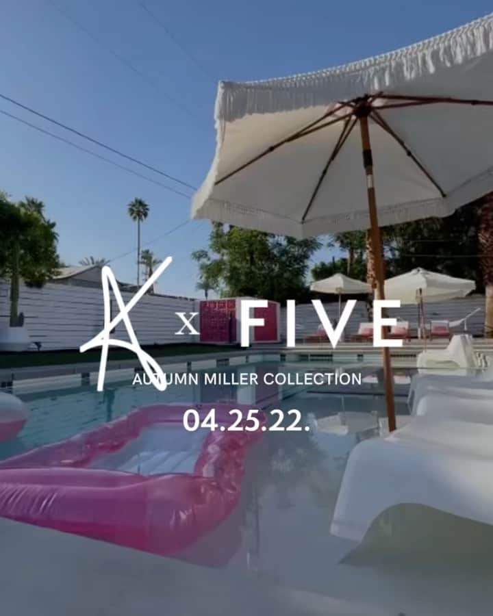 オータム・ミラーのインスタグラム：「It’s coming. AUTUMN X FIVE coming 4.25.22 ❤️‍🔥 @autumnmiller」