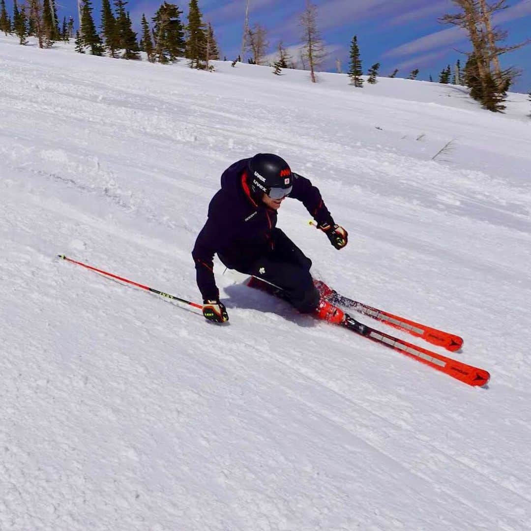 Descenteさんのインスタグラム写真 - (DescenteInstagram)「Canadian legendary skier Ken Read went spring skiing at Castle Mountain resort.   Enjoy skiing until the end of the season!  Skier: @canuckone Photographer: Dan Gallaugher Location: @castlemountainresort  #ski #descente #descenteski #kenread #dangallaugher #castlemountainresort #springskiing #春スキー #ケンリード #カナダ #デサント #デサントスキー #スキー」4月15日 15時45分 - descente_international