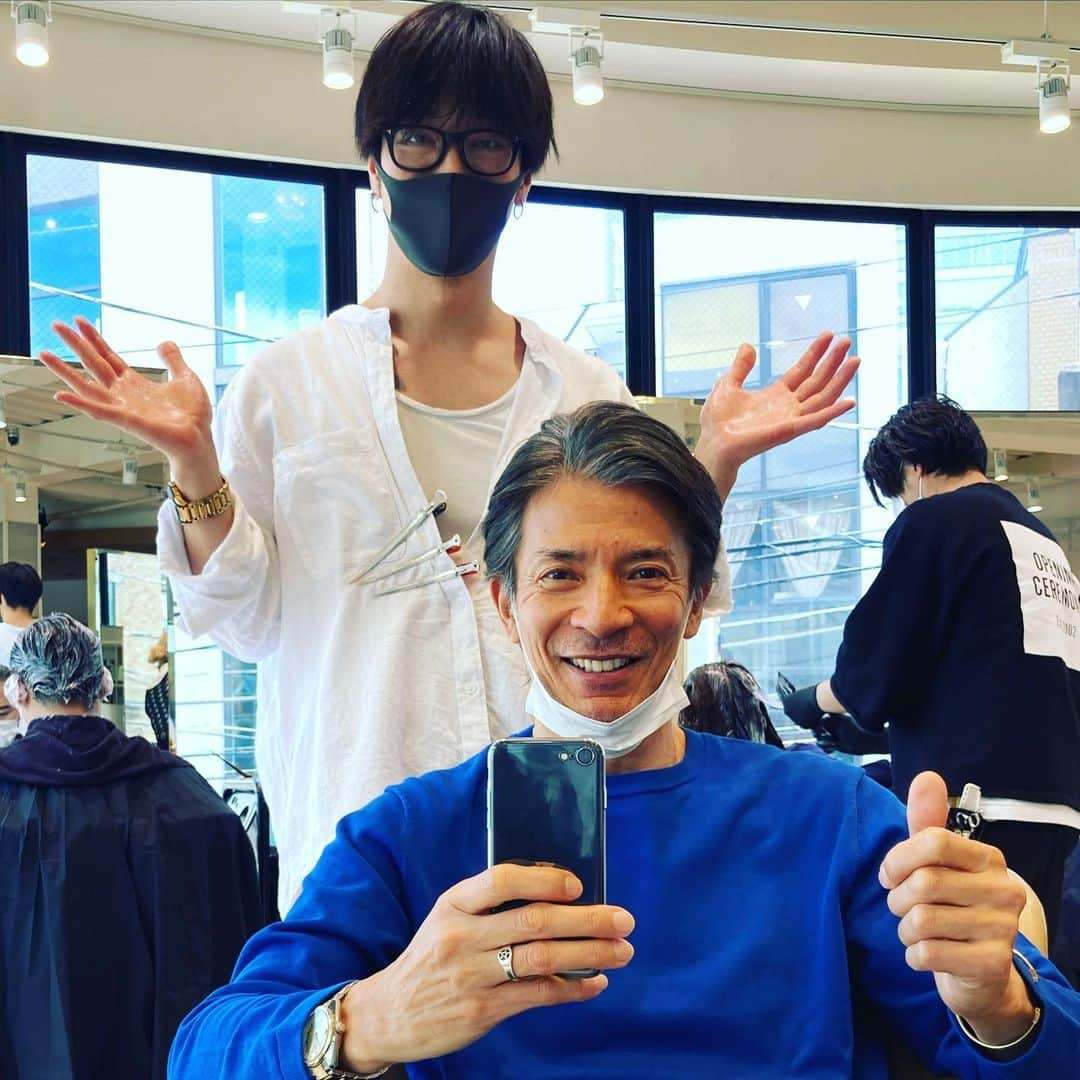 日比野玲さんのインスタグラム写真 - (日比野玲Instagram)「髪切った〜！！  @kobayashihair  #今日も有難う #髪スッキリ #気持ちもスッキリ  #それな #あるね ！」4月16日 17時38分 - aquilano_hibino