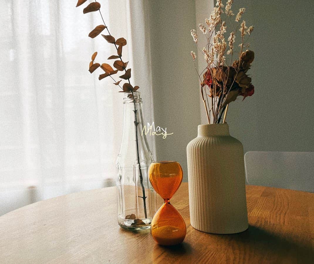 のインスタグラム：「🍂⌛️💐」
