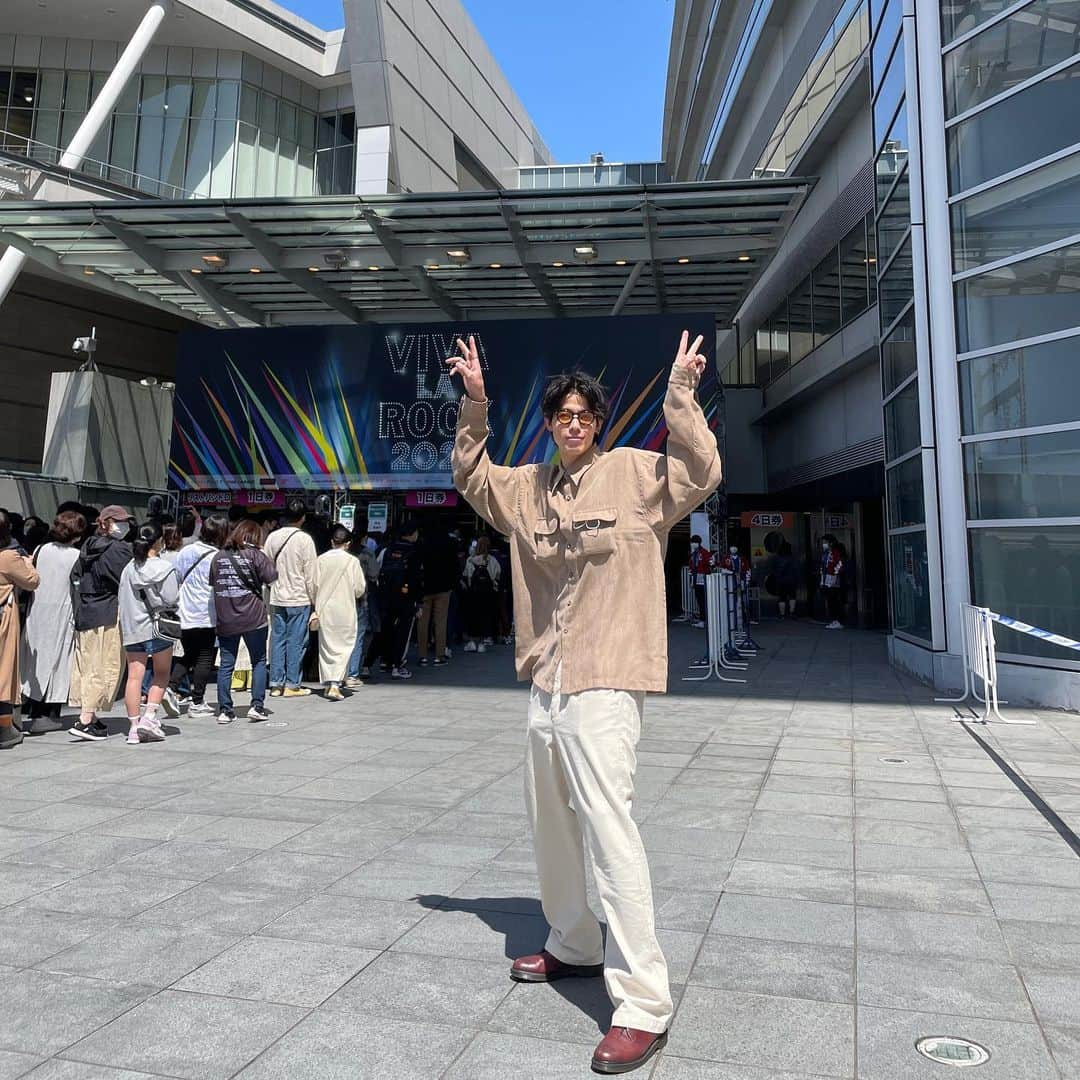 広瀬達也さんのインスタグラム写真 - (広瀬達也Instagram)「VIVA LA  ROCK🎸  #vivalarock #2022」5月1日 11時17分 - w_ta_tsu_ya_w