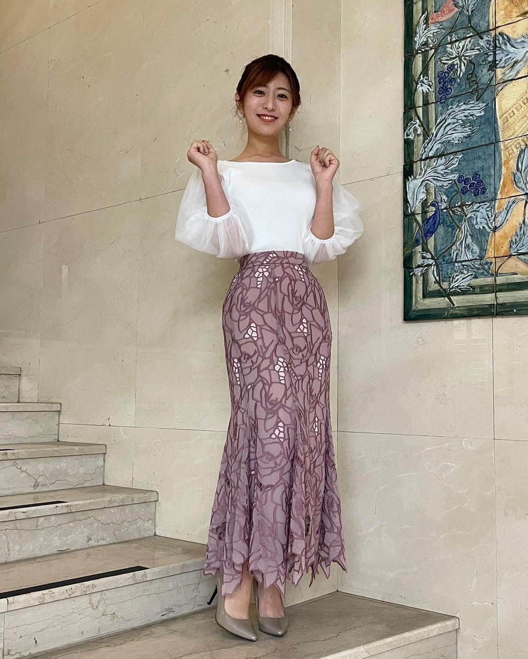 白戸ゆめのさんのインスタグラム写真 - (白戸ゆめのInstagram)「👗 . #東京インフォメーション #ゆめの衣装」4月16日 21時41分 - yumeno.s_