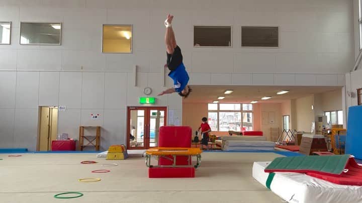 五島誉博のインスタグラム：「全日本まであと少し。 気張ります。 #Fx #着地強化」