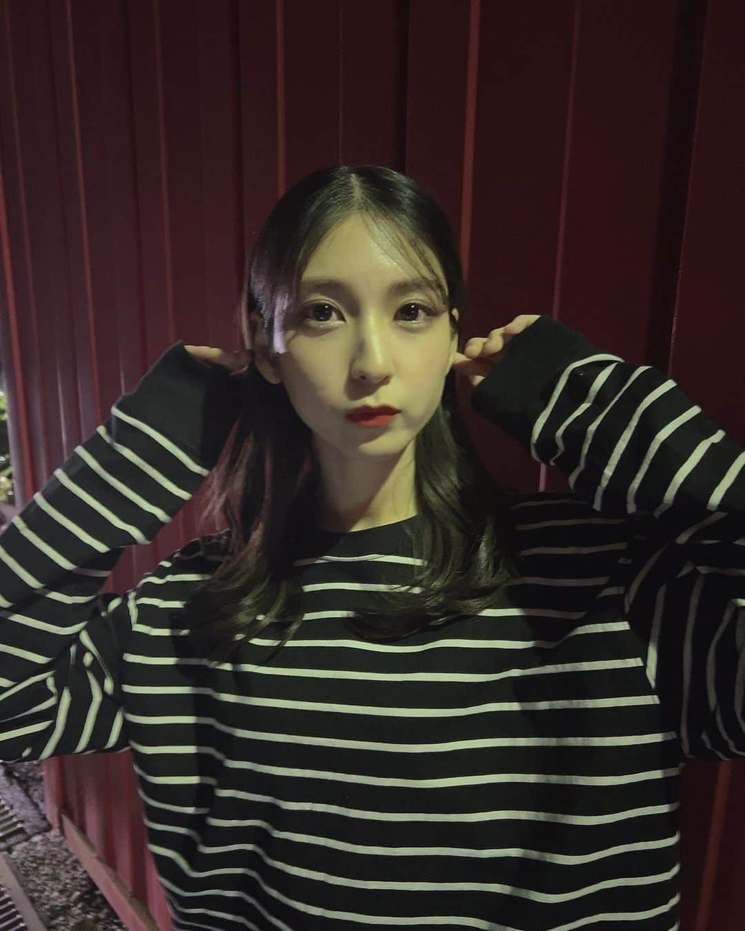松岡菜摘のインスタグラム：「. . あきちゃんカメラ🫶🏻 .」