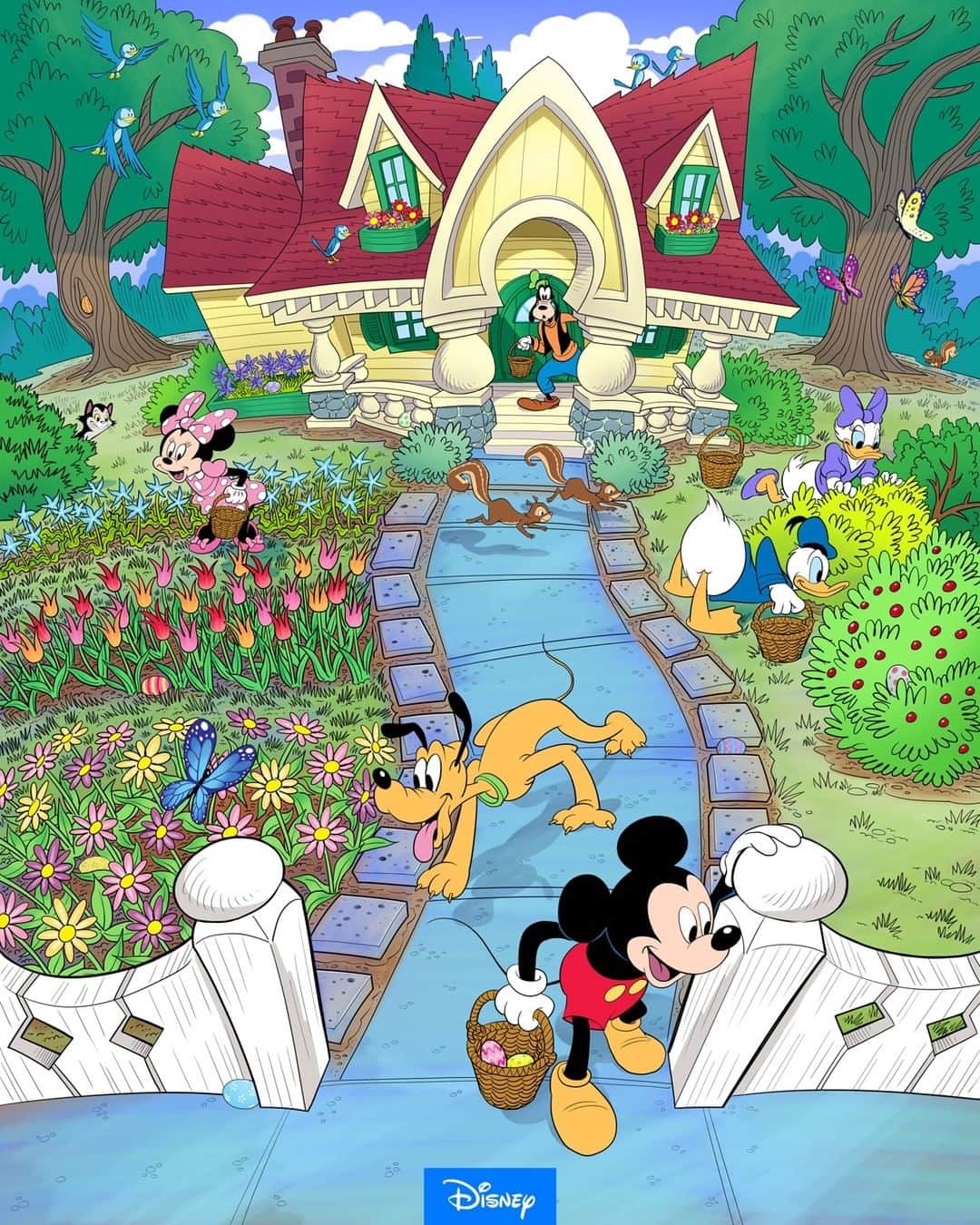 ミッキーマウスさんのインスタグラム写真 - (ミッキーマウスInstagram)「Mickey and the crew on a mission to find all the hidden Easter eggs! 🔎✨」4月18日 2時00分 - mickeymouse