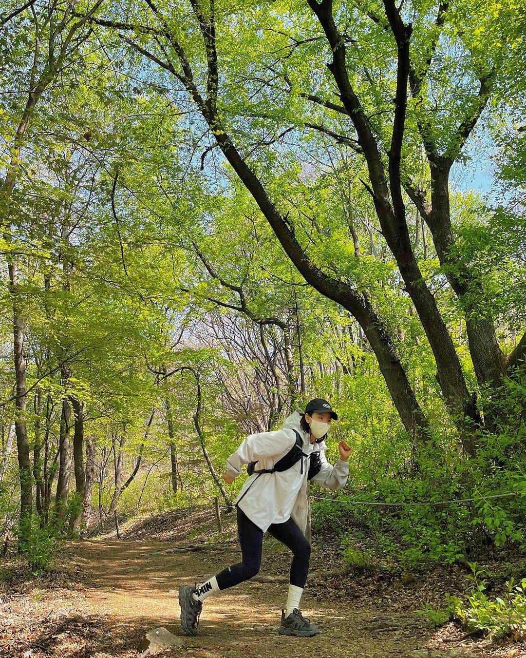 ウォン・ジナのインスタグラム：「지난 주말 오전 🌿」