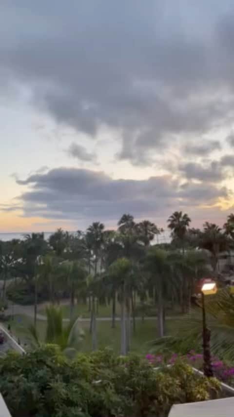 伊東美咲のインスタグラム：「#イースターサンデー #Eastersunday #sunset #dinner #Hawaii」