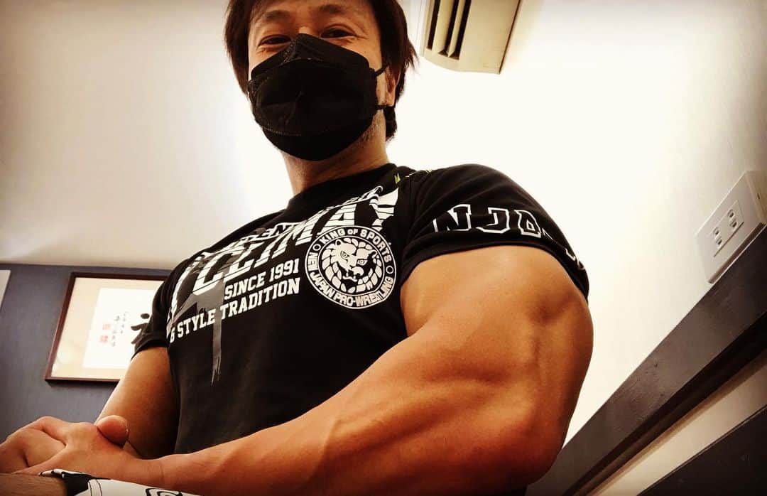 小島聡のインスタグラム：「今日もいいトレーニングできた。  まだ昼前だし、時間がいっぱいあるぞ😃！！  #小島聡  #新日本プロレス  #satoshikojima  #njpw」