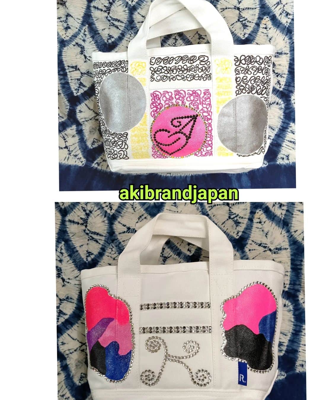 のインスタグラム：「友人でありデザイナーのakiちゃんにオーダーしておいたbagが届きました。デザインはお任せ、好きな色だけ伝えておいたのですが、まあ、超可愛いっ❣️裏表でデザインが違うから気分で楽しめるっ🎶皆様も色んなbagや財布やお洋服のデザインして貰っては如何ですか？良ければ私とお揃いもGET出来ますよん😁✌️ ◆@akibrand.japan.official ◆https://instagram.com/akibrand.japan_official?igshid=YmMyMTA2M2Y= ◆https://akibrand.base.shop/   #池上季実子 #女優  #akibrandjapan  #akibrand  #友人 #デザイナー #designer #オリジナルデザイン #デザイン #バッグ #財布 #onlyone #suwarosuki」