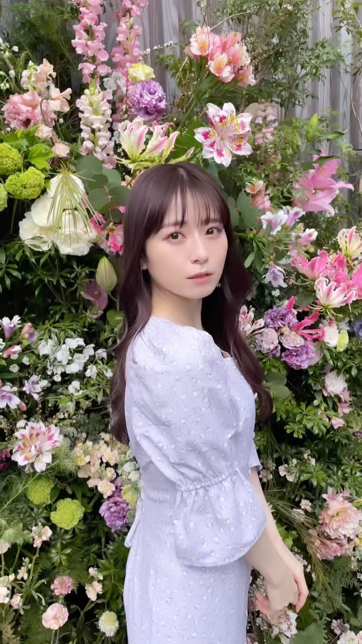 のインスタグラム：「💐🤍  #spring  #ootd #fashion #153cmコーデ  #jourdemuguet」