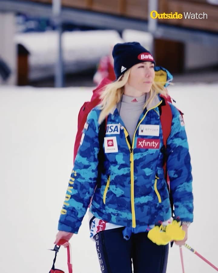 ミカエラ・シフリンのインスタグラム：「The final episode of Passion & Purpose is live on @outsidewatch. There’s a lot of reflection on @beijing2022, and a look toward the future. 🫣🥴  There were a lot of really, really tough days at the Games. Life is not a linear journey, and amongst all of the negative stories that came out of my performance at the Games, I am grateful that this series captures my personal experience in such a raw and authentic way.  *Link in bio to watch the final episode.*   Hope you’ve enjoyed the series as much as I have. Big thanks to Outside and @jalbertfilms.🙏💛 @ikonpass #outsidewatch」
