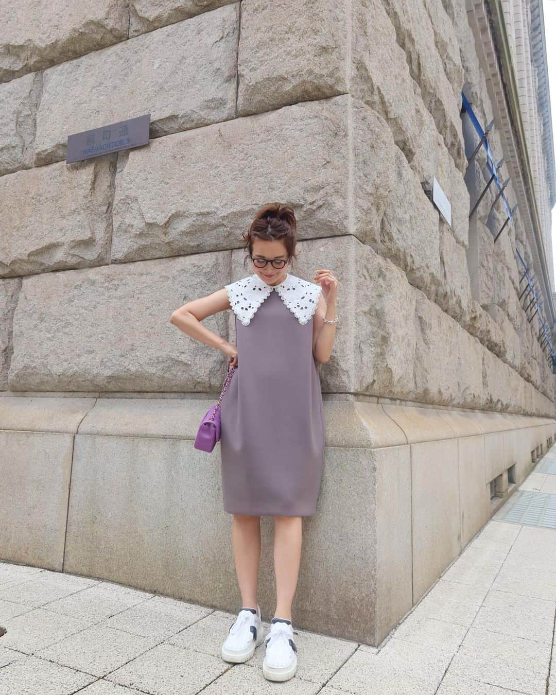 Mai Wakimizuさんのインスタグラム写真 - (Mai WakimizuInstagram)「オラフワンピ今年も出ます♡今までフリーサイズでしたが、3cm丈を長くしたMサイズも新たに作りました！(脇の開きやスリットの長さもアップデートしてます)新色の大人grayが肌馴染み良く個人的に一押しカラー＼(^o^)／今年はやっぱりつけ襟合わせが可愛い♡つけ襟新色whiteはpopup先行です♡ dress:#linkable @linkable_official(伊勢丹popup先行発売) collor:#linkable @linkable_official(伊勢丹popup先行再入荷) #wakkinstyle#ootd#coordinate ------------------------------ 【popup shopのご案内】 日時:2022年4月27日(水)〜5月3日(火) 場所:伊勢丹新宿店 本館1階 婦人雑貨／イセタンリーフ  ------------------------------」4月20日 9時30分 - wakkin__m