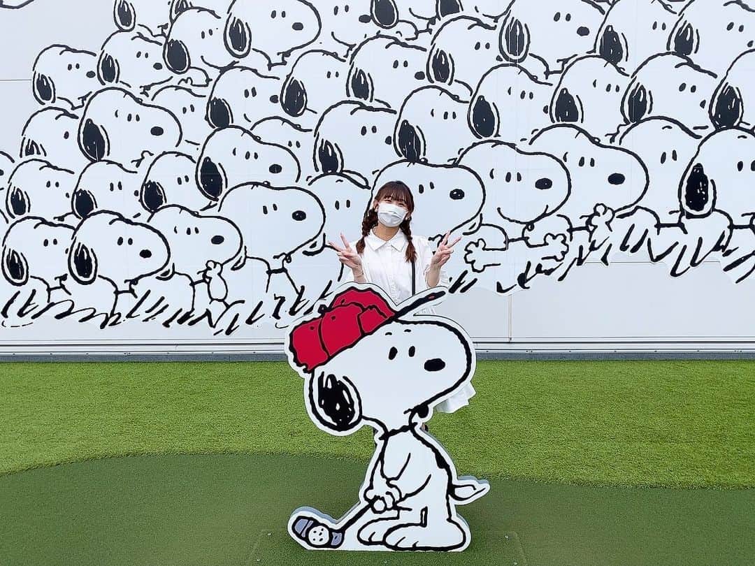 熊沢世莉奈のインスタグラム：「⁡ 🐶❤️‍🔥 ⁡ #スヌーピーミュージアム #スヌーピー #snoopy #SNOOPY #PEANUTS」