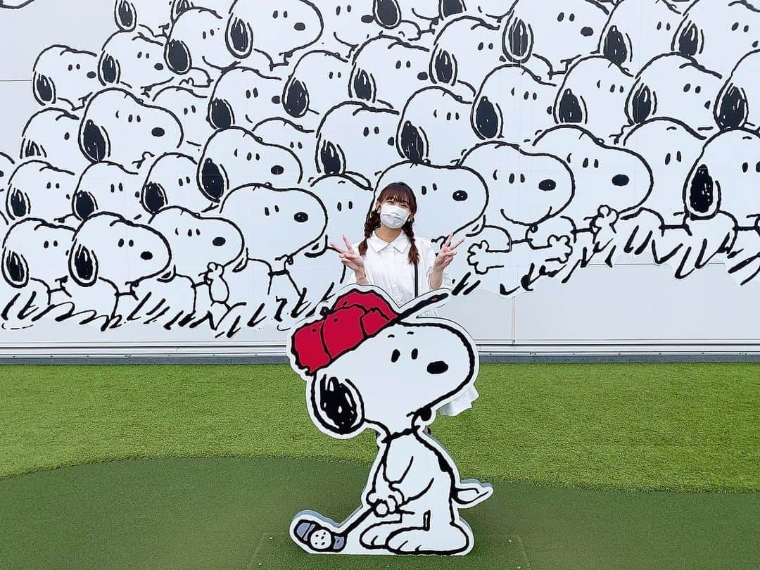 熊沢世莉奈のインスタグラム：「⁡ 🐶❤️‍🔥 ⁡ #スヌーピーミュージアム #スヌーピー #snoopy #SNOOPY #PEANUTS」