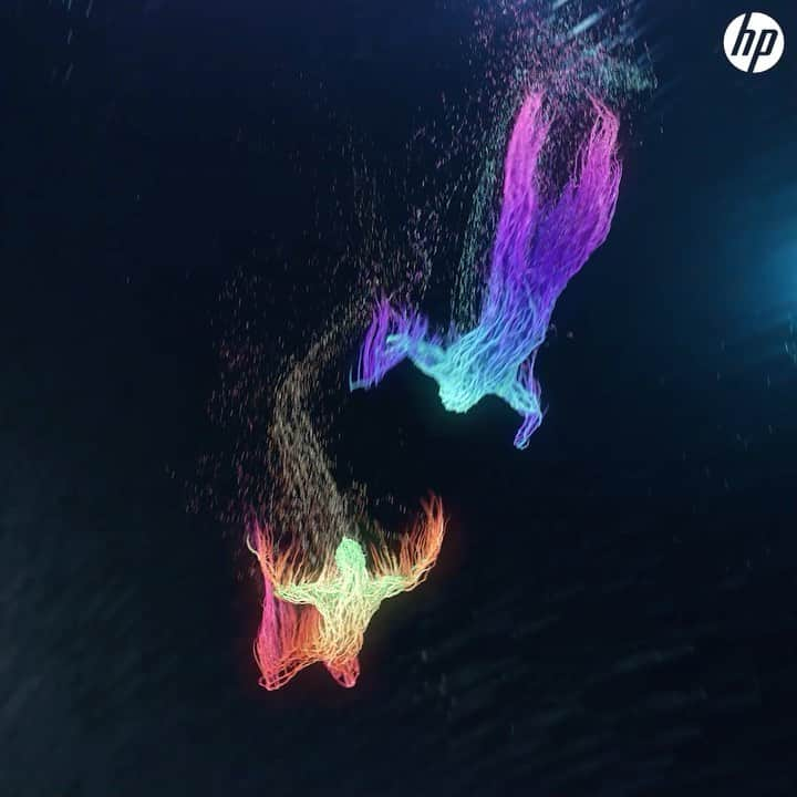 コーチェラのインスタグラム：「@hp’s immersive art experience at The Antarctic, featuring @odesza and renowned digital artists, is a celebration of creativity and collaboration. Now you can join the fun with the #HPSustainableSounds challenge! https://bit.ly/HPSustainableSounds」