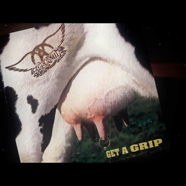 スティーヴン・タイラーのインスタグラム：「#AEROHISTORY: 'GET A GRIP' On this day, April 20th 1993, Aerosmith releases their 11th studio album 'Get a Grip'. Grip sold 7 million copies by 1995 and over 20 million to date. Get a grip won the band 2 Grammy Awards and topped the Billboard 200 and produced seven singles.  Songs on Get a Grip included: Intro  Eat The Rich Get A Grip Fever Livin' On The Edge Flesh Walk On Down Shut Up And Dance  Cryin' Gotta Love It Crazy Line Up Amazing Boogie Man  #Aerosmith #StevenTyler #JoePerry #JoeyKramer #TomHamilton #BradWhitford #BadBoysOfBoston #BlueArmy #GetAGrip #Aerosmith50」