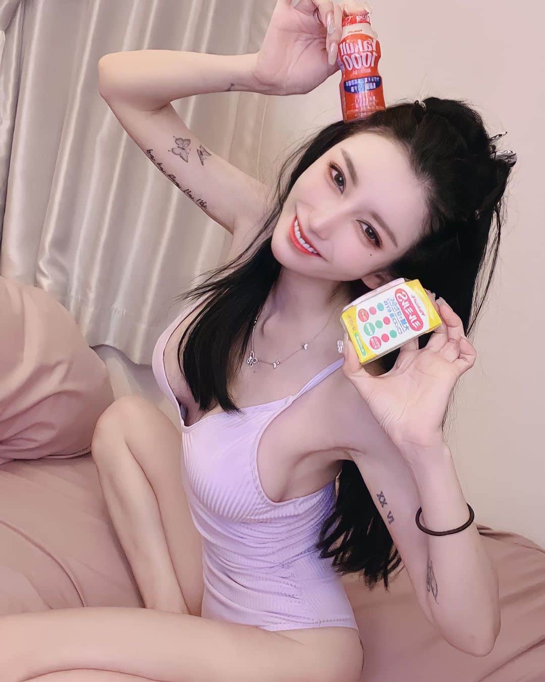 MASAMIさんのインスタグラム写真 - (MASAMIInstagram)「どっちのむー？」4月21日 18時43分 - iharamasami
