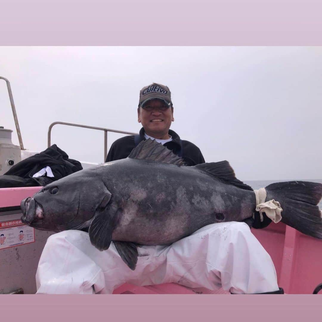 榎本加奈子さんのインスタグラム写真 - (榎本加奈子Instagram)「きょう主浩さんがまた大きな魚を釣ってました ✨ 50キロのアブラボーズとベニアコウ‼︎ 船長のタカシ君がすごいのかな？(笑)  クエと違ってぬるぬるしていないらしい🤔    暖かくなってきたから私も釣りに行きたい🐟 主浩さん、私も釣りに誘って🥹  #🎣 #海釣り #釣り好き #自慢話#🤣」4月21日 20時44分 - kanako._.enomoto