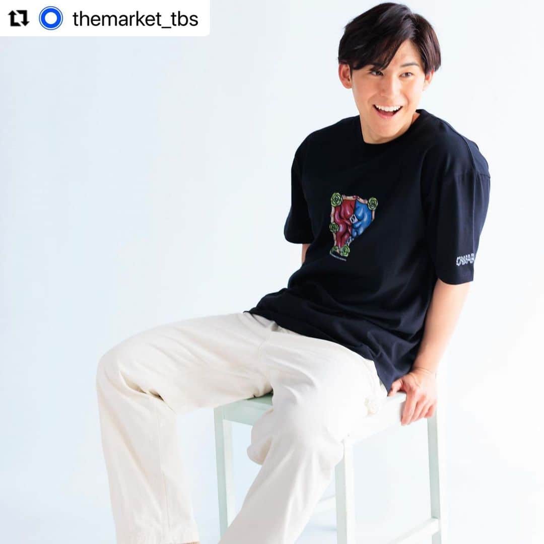 齋藤慎太郎さんのインスタグラム写真 - (齋藤慎太郎Instagram)「. 色々なTシャツ着ました！ ぜひ、THE MARKETで！！  @themarket_tbs   #tbs  #themarket  #お笑いの日」4月21日 20時45分 - shintarosaito_