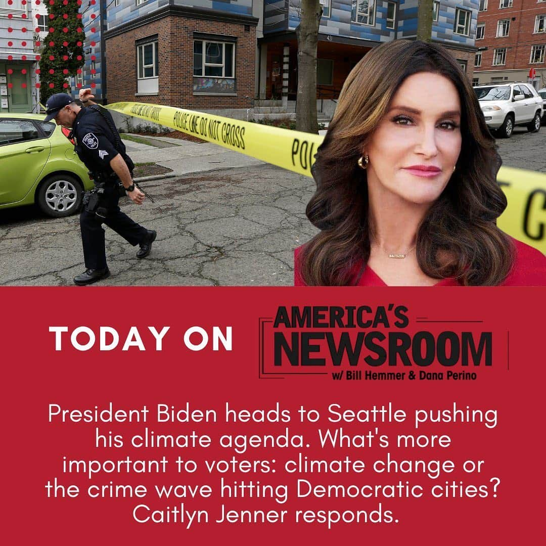 Caitlyn Jennerのインスタグラム：「Tune in this morning (9:40ET) on @foxnews with @billhemmer and @sandrasmithfox to hear my take on soft on crime and out of touch politicians going woke. It’s a shame to see what is happening. Elections and bad policies have consequences.」