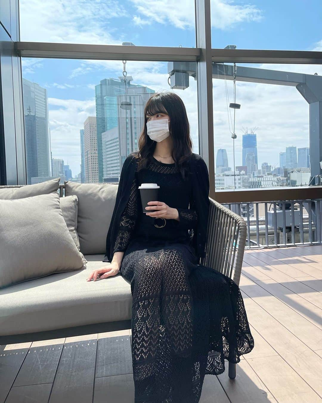 小林玲美のインスタグラム：「. 良い天気だった☀︎」