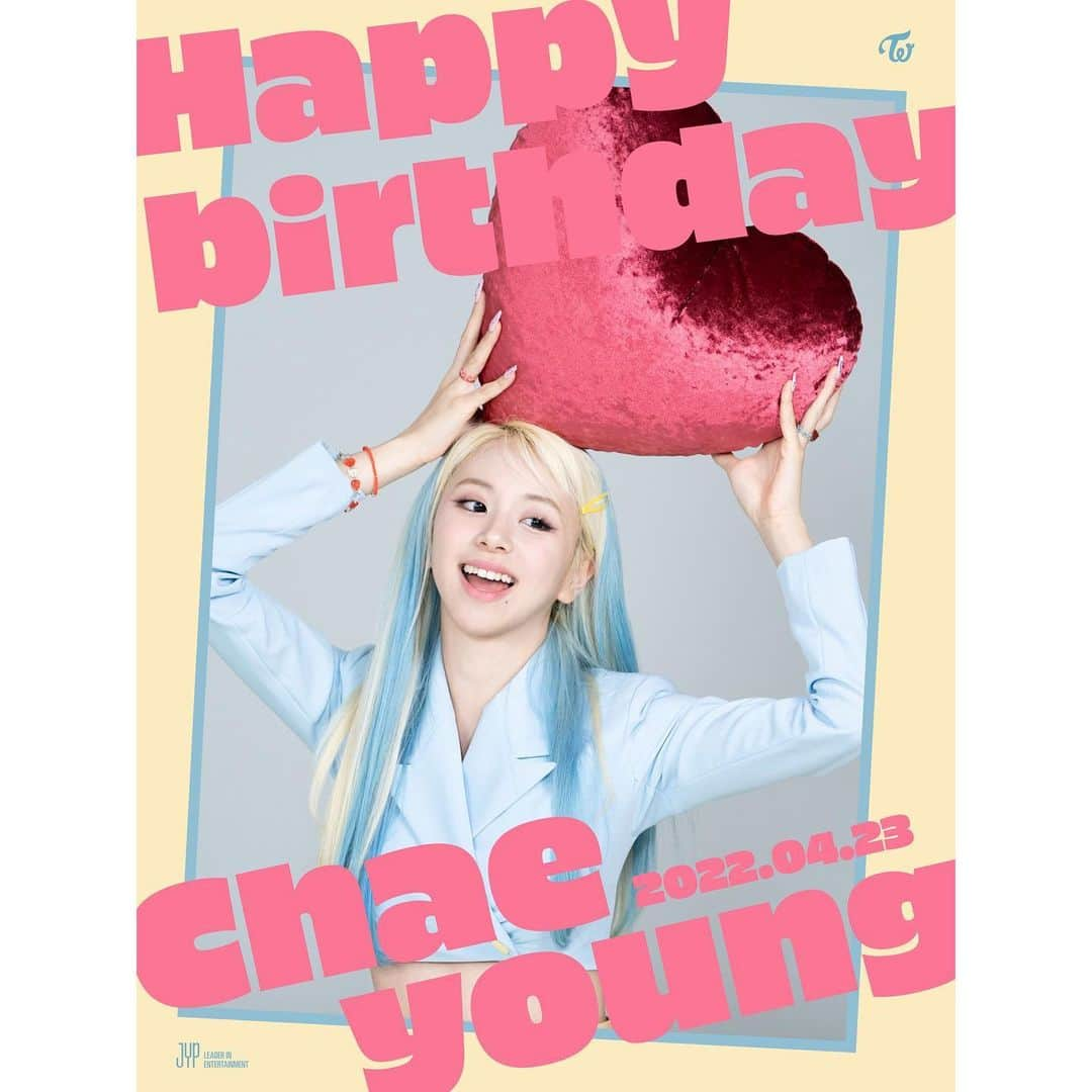 TWICE JAPANさんのインスタグラム写真 - (TWICE JAPANInstagram)「Happy Birthday CHAEYOUNG  #HappyCHAEYOUNGday」4月23日 0時00分 - jypetwice_japan