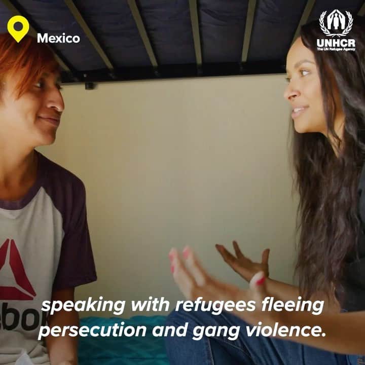 カテリーナ・グレアムのインスタグラム：「I was recently in Guatemala and Mexico where I witnessed firsthand how climate change impacts the lives of refugees. It impacts their livelihood, their safety, and in many cases, their ability to survive. Climate change can be a serious aggravating factor when fleeing their homes. I'm so thankful for @Refugees, the UN Refugee Agency, for the work that they do to help refugees impacted by climate change to find a safer way forward.」