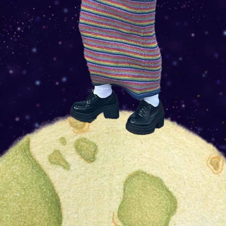 水原佑果のインスタグラム：「Happy Earth day (◍⁃͈ᴗ•͈)🌍 I made a music for @unif ･:*+. ✳︎ Animation @jyuub 🍄 ✴︎ Photo @monimogi 🐈‍⬛ ❇︎ Dream girl @spurrrrrr 💜」