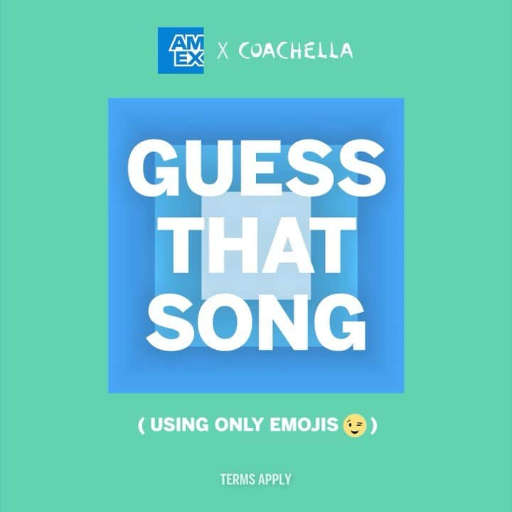 コーチェラのインスタグラム：「Name That Track: Coachella Edition. How’d you do?  You’re a Member when you can shop exclusive limited-edition @ConanGray and @BillieEilish merch #withAmex, onsite today at the Amex Lounge or at AmexArtistShop.com」