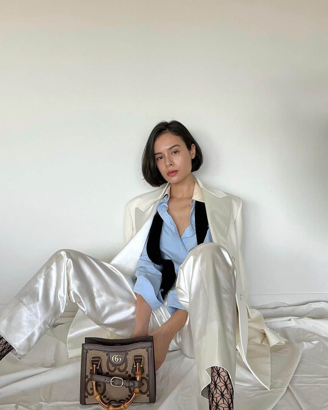 大屋夏南のインスタグラム：「@gucci LOVE PARADE TOKYO 🦋 Swipe for 🤠  今日からミヤシタパークにて🌈  #GucciLoveParadeTokyo #pr」