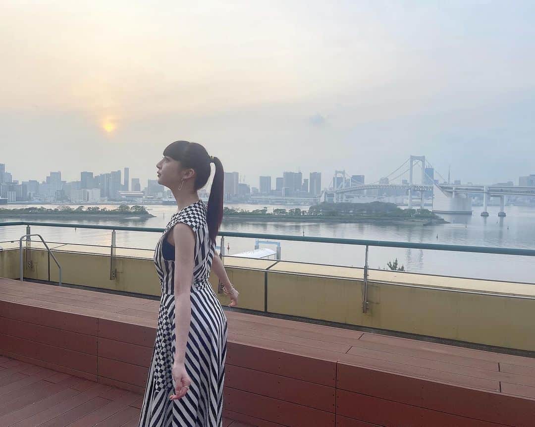 のインスタグラム：「今日の控え室のバルコニーからの景色が綺麗だった！！！！！！」