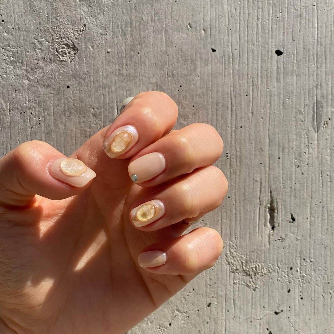 田中日菜さんのインスタグラム写真 - (田中日菜Instagram)「🧡🍯✨ #nails#gelnails#ネイル#ジェルネイル」4月23日 21時09分 - hinap_17
