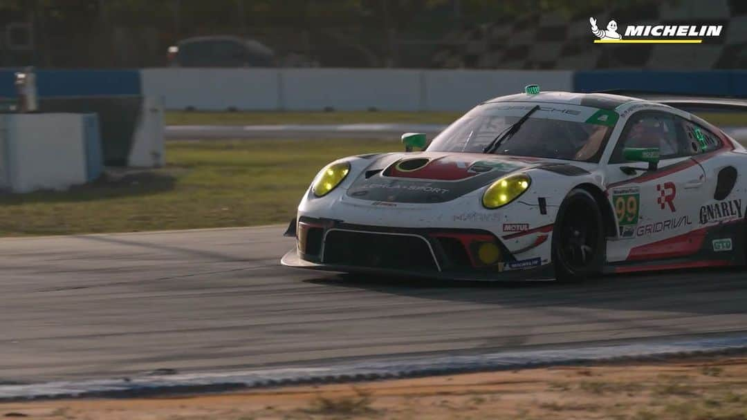 ミシュランのインスタグラム：「Rob Ferriol continues to showcase the performance of MICHELIN® race tires with Team Hardpoint. The longtime Porsche driver shared how our customer tires can help drivers make their way to the top IMSA series. #IMSA #MichelinPilotSport #MichelinMotorsport #Racing #Porsche #PorscheMotorsport」