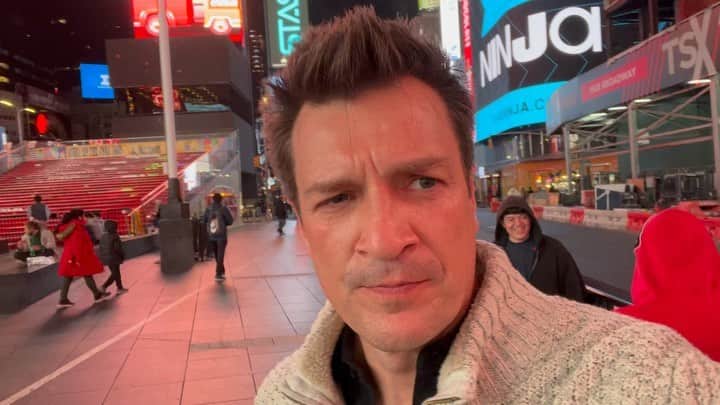 ネイサン・フィリオンのインスタグラム：「MCU fan, anyone? (catch the Jeff cameo?)」