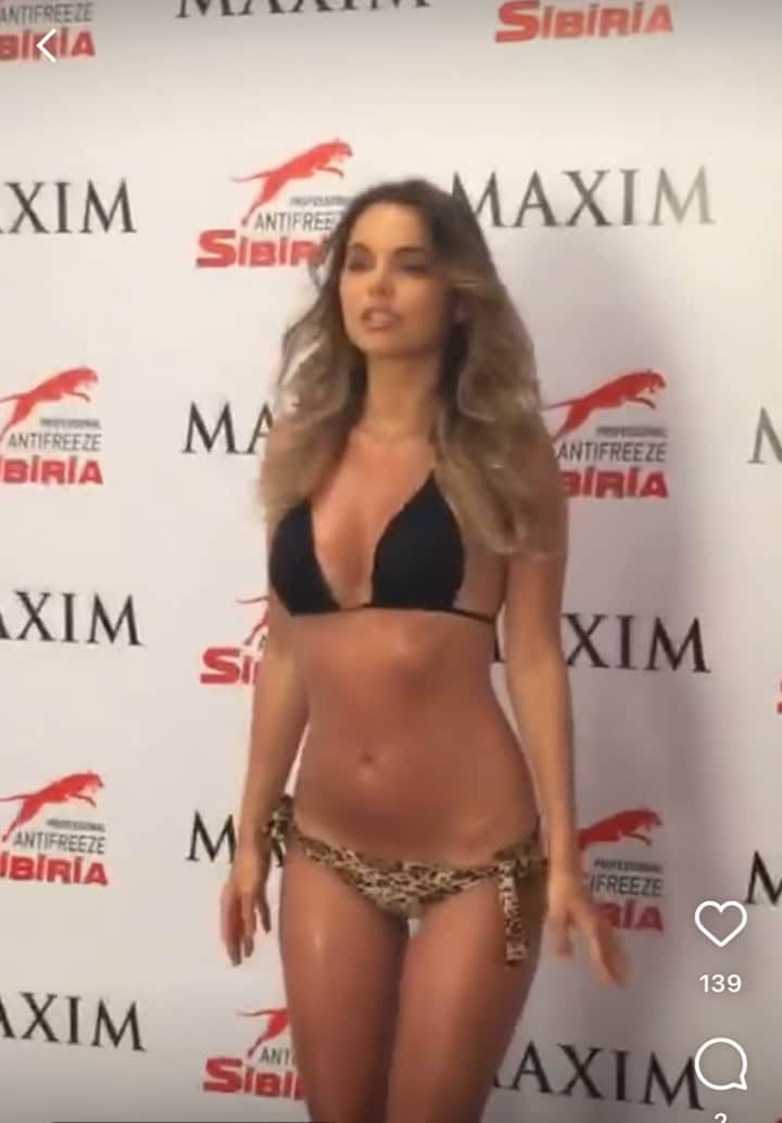 オクティブリア・マクシモーバのインスタグラム：「Miss Maxim  Casting @maximmagazinerussia」