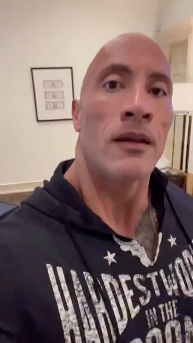 ドウェイン・ジョンソンのインスタグラム：「Appreciate #TeamTyson reaching out to me and a BIG MAHALO to the “other” People’s Champ 😉 the goat my brother @tysonfury 🐐 for the beautiful words.  Look forward to getting our families together down the road ❤️ And we’ll get some tequila and workouts in as well 💪🏾🥃 Love & respect always.  Have a great fight boys! #FuryWhyte  Posted @withregram • @tysonfury Thank you DJ @therock! I appreciate the amazing message brother 🤛🏽 I certainly will be kicking ass and enjoying my homecoming! Cant wait to connect with you and the beautiful family after. God Bless You 🙏🏽 #FuryWhyte」
